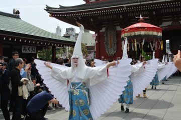 Shirasagi-no Mai at Senso-ji Temple